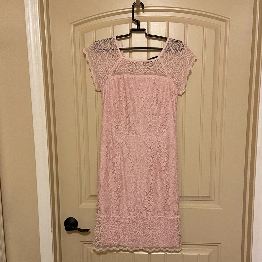 Light Pink lace dress